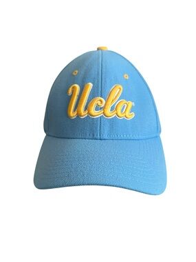 UCLA Script Light Blue Baseball Cap with Yellow Embroidery